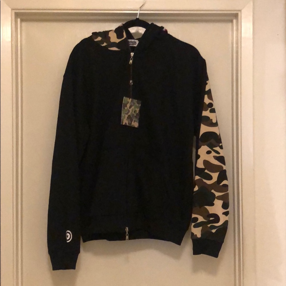 REPLICA Bape full zip up hoodie